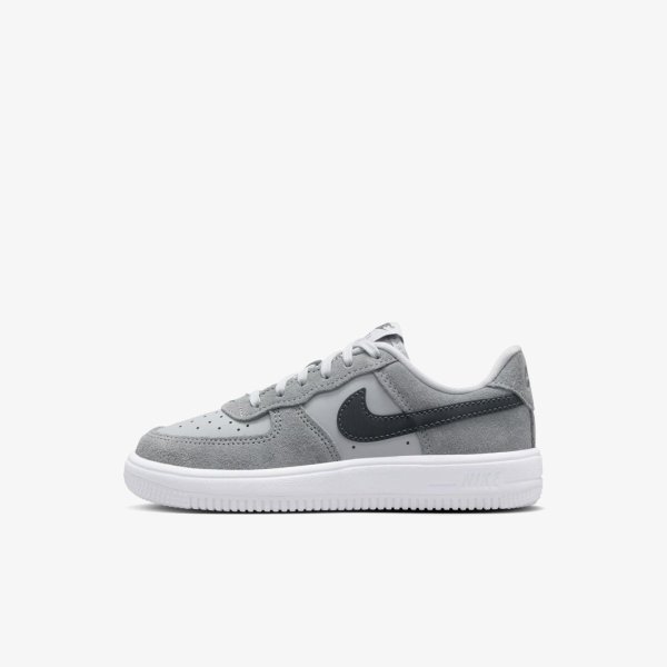 Дитячі кросівки NIKE FORCE 1 LOW LACE ESSENTIAL+ SMOKE GREY (PS)