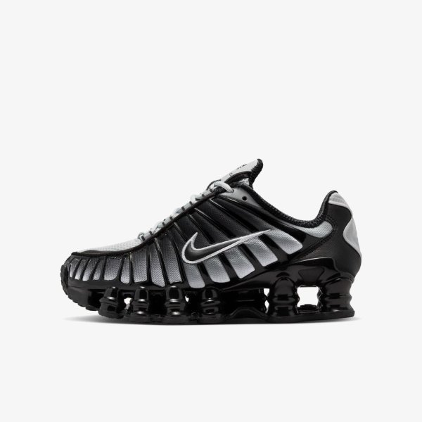Дитячі кросівки NIKE SHOX TL BLACK / PURE PLATINUM (GS)