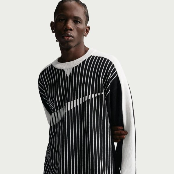 Чоловічий лонгслів NIKE M NK CLUB SWEATER JERSEY