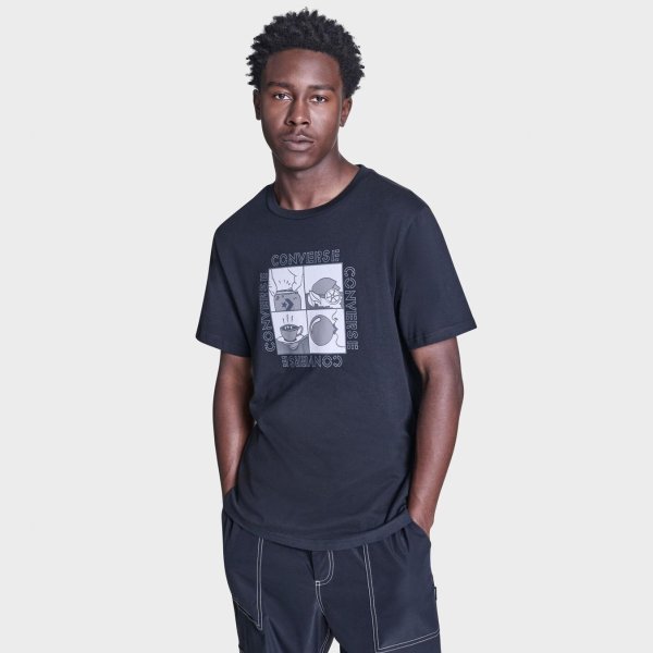 Чоловіча футболка CONVERSE QUAD PANEL