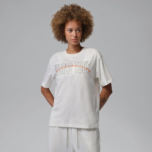 Жіноча футболка JORDAN  W J BRK SS GF GFX TEE WT