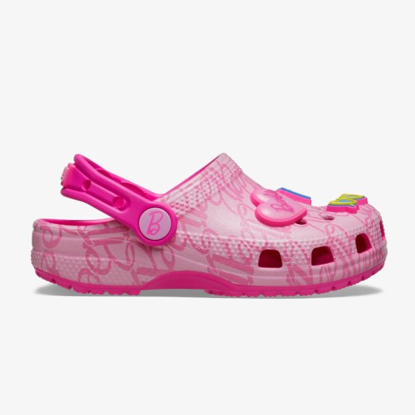 Дитячі тапочки MATTEL BARBIE X CROCS CLASSIC CLOG LITTLE KIDS