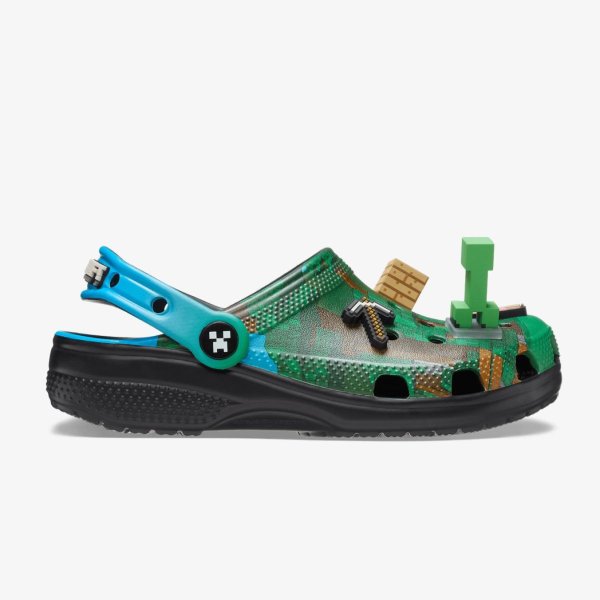 Дитячі тапочки MINECRAFT X CROCS CLASSIC CLOG KIDS