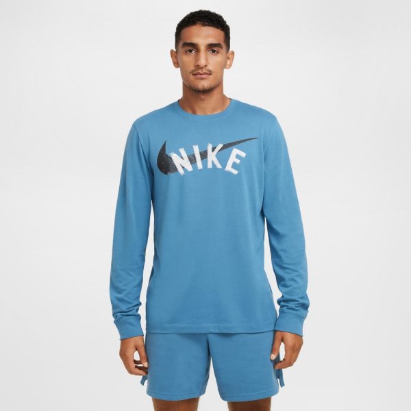 Чоловічий лонгслів NIKE M NK DF TEE LS SWOOSH