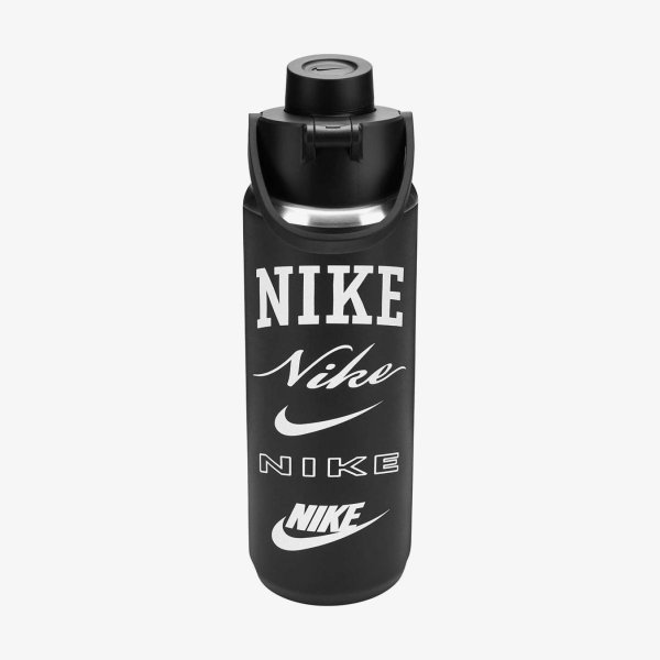 Пляшка NIKE SS RECHARGE CHUG BOTTLE 24 OZ GRAPHIC BLACK/BLACK/WHITE/WHITE 24OZ