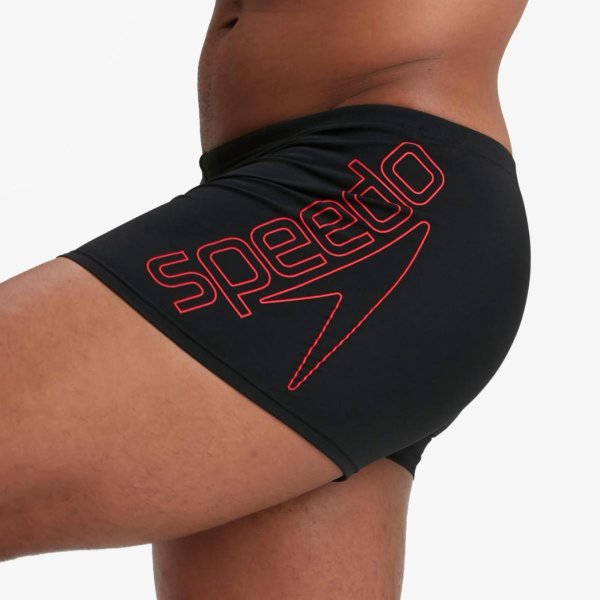 Плавки Speedo BOOM LOGO PLMT ASHT AM BLACK/RED
