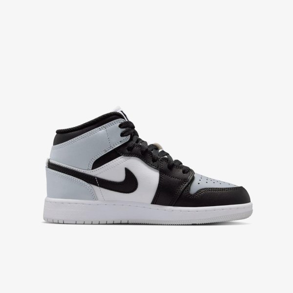 Дитячі кросівки AIR JORDAN 1 MID BLACK / SQUADRON BLUE (GS)