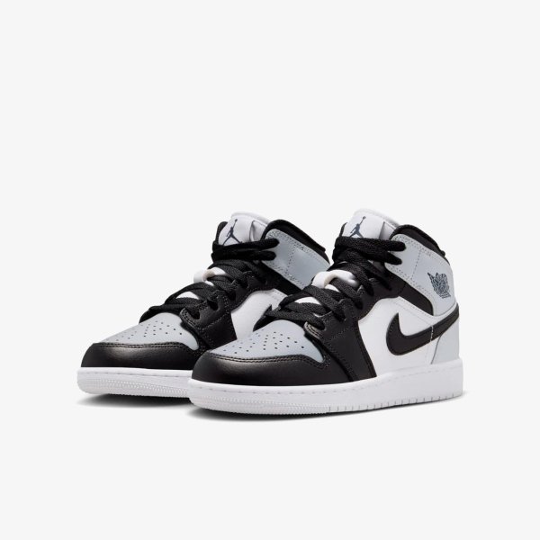 Дитячі кросівки AIR JORDAN 1 MID BLACK / SQUADRON BLUE (GS)