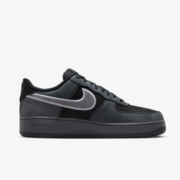 Чоловічі кросівки NIKE AIR FORCE 1 07 LV8 BLACK / SMOKE GREY