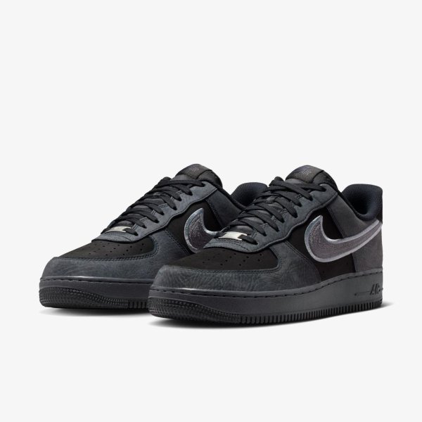 Чоловічі кросівки NIKE AIR FORCE 1 07 LV8 BLACK / SMOKE GREY