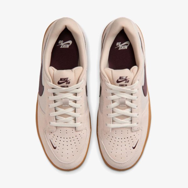 Чоловічі кросівки NIKE SB FORCE 58 CREAM / BURGUNDY CRUSH