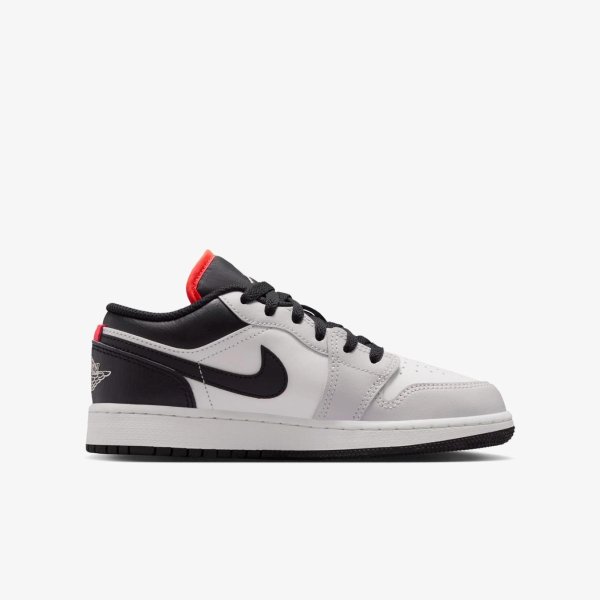 Дитячі кросівки AIR JORDAN 1 LOW NEUTRAL GREY / INFRARED (GS)