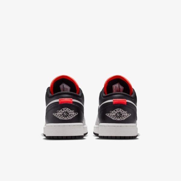 Дитячі кросівки AIR JORDAN 1 LOW NEUTRAL GREY / INFRARED (GS)
