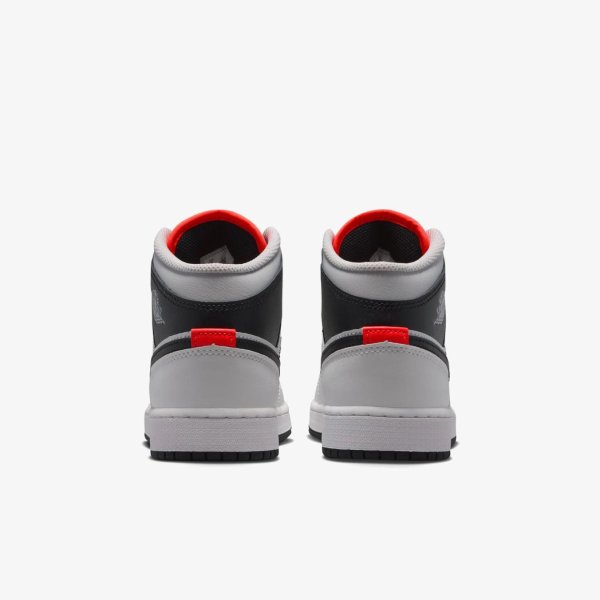 Дитячі кросівки AIR JORDAN 1 MID SUMMIT WHITE / INFRARED (GS)