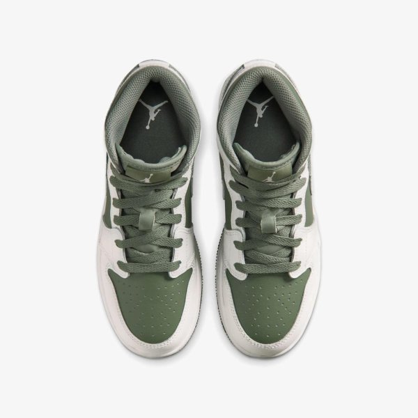 Дитячі кросівки AIR JORDAN 1 MID VINTAGE LICHEN (GS)