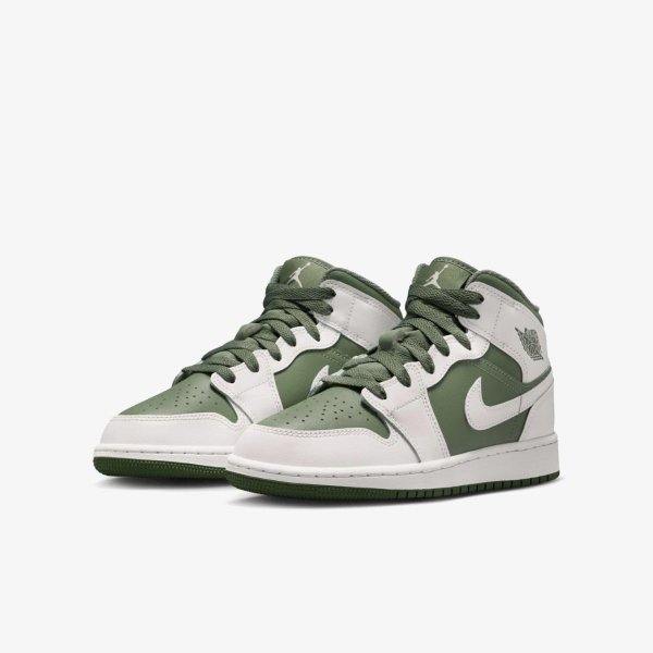 Дитячі кросівки AIR JORDAN 1 MID VINTAGE LICHEN (GS)