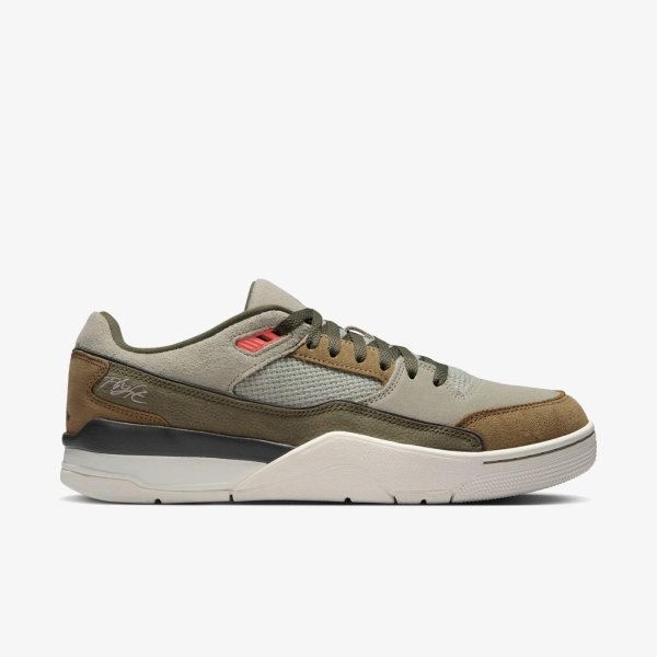 Чоловічі кросівки JORDAN FLIGHT COURT MEDIUM OLIVE / SEAWEED BROWN