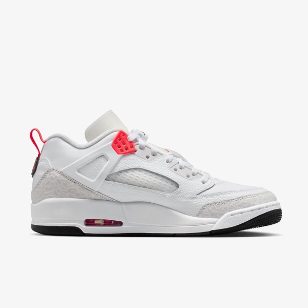 Чоловічі кросівки JORDAN SPIZIKE LOW WHITE / BRIGHT CRIMSON