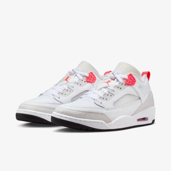 Чоловічі кросівки JORDAN SPIZIKE LOW WHITE / BRIGHT CRIMSON