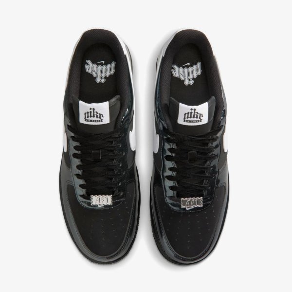 Чоловічі кросівки NIKE AIR FORCE 1 07 LV8 GLAM ROCK BLACK / WHITE