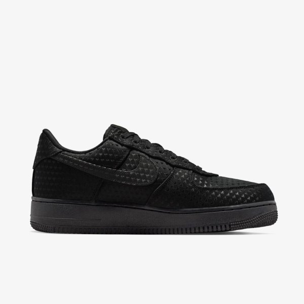 Чоловічі кросівки NIKE AIR FORCE 1 RETRO VALENTINE'S DAY TRIPLE BLACK