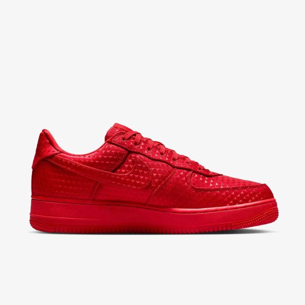 Чоловічі кросівки NIKE AIR FORCE 1 RETRO VALENTINE'S DAY UNIVERSITY RED