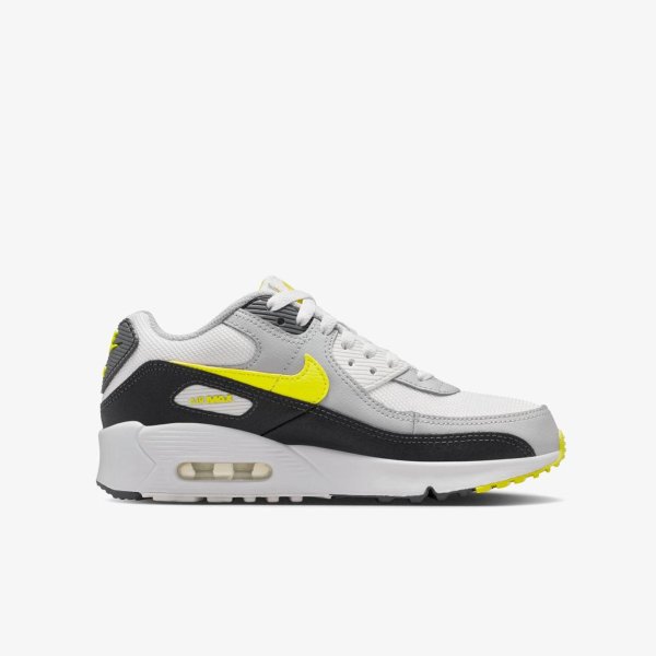 Дитячі кросівки NIKE AIR MAX 90 MESH SMOKE GREY / SONIC YELLOW (GS)