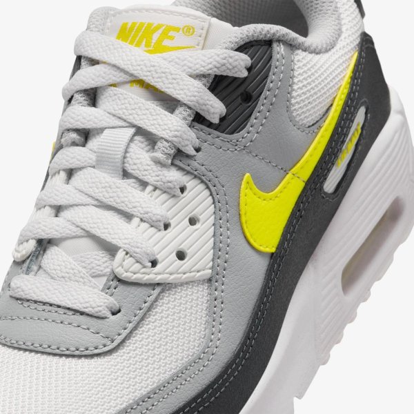 Дитячі кросівки NIKE AIR MAX 90 MESH SMOKE GREY / SONIC YELLOW (GS)