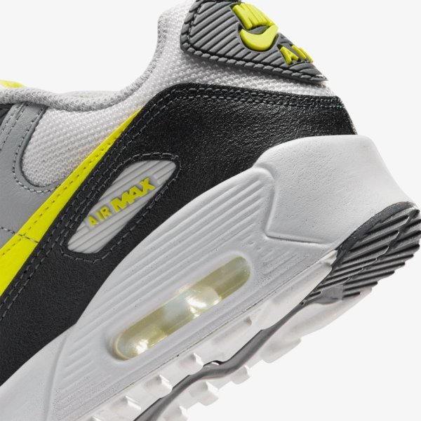 Дитячі кросівки NIKE AIR MAX 90 MESH SMOKE GREY / SONIC YELLOW (GS)
