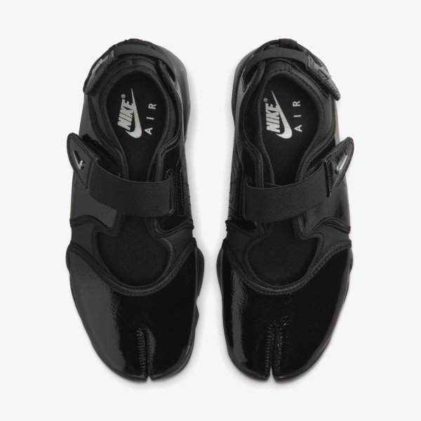 Жіночі балетки NIKE WMNS AIR RIFT BLACK / METALLIC SILVER