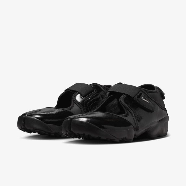 Жіночі балетки NIKE WMNS AIR RIFT BLACK / METALLIC SILVER