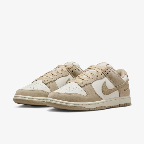 Жіночі кросівки NIKE WMNS DUNK LOW LINEN / METALLIC GOLD