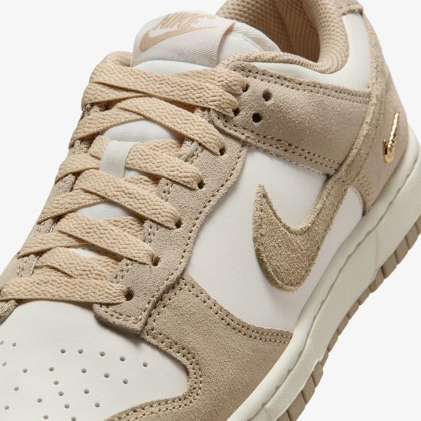 Жіночі кросівки NIKE WMNS DUNK LOW LINEN / METALLIC GOLD