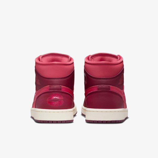Жіночі кросівки WMNS AIR JORDAN 1 MID SE VALENTINE'S DAY SIERRA RED