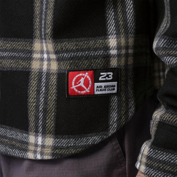 Чоловіча футболки з довгим рукавом JORDAN M J FLT CLB FLANNEL SHIRT