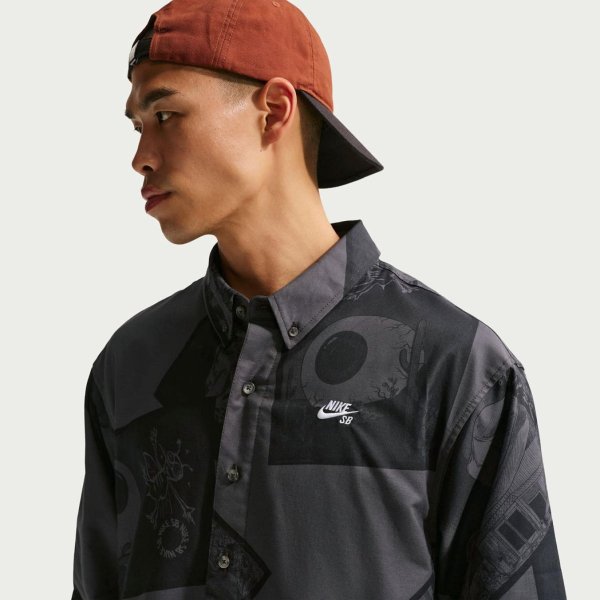 Чоловіча сорочка NIKE U NK SB MISS YOU LS BTNUP TOP