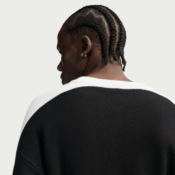 Чоловічий лонгслів NIKE M NK CLUB SWEATER JERSEY