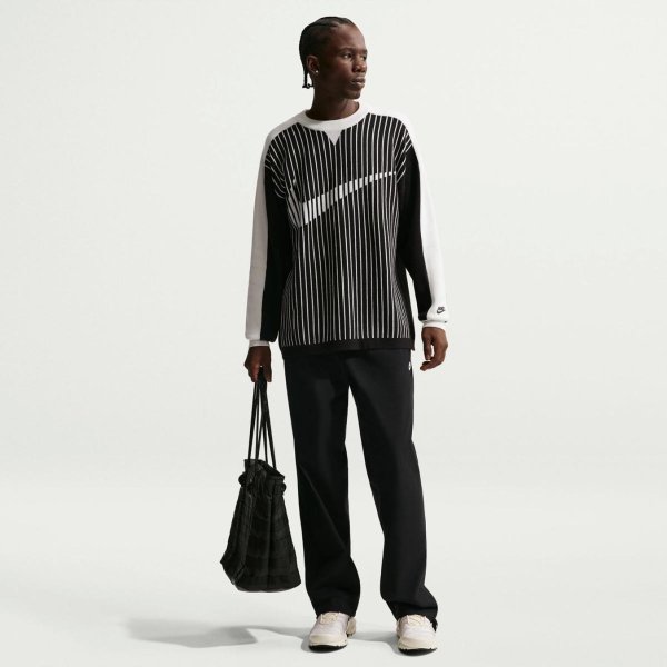 Чоловічий лонгслів NIKE M NK CLUB SWEATER JERSEY