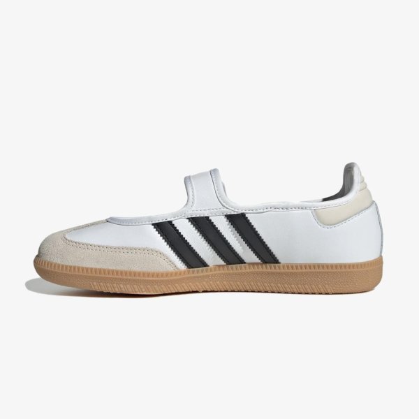 Жіночі балетки ADIDAS SAMBA JANE CLOUD WHITE / ALUMINA / CORE BLACK