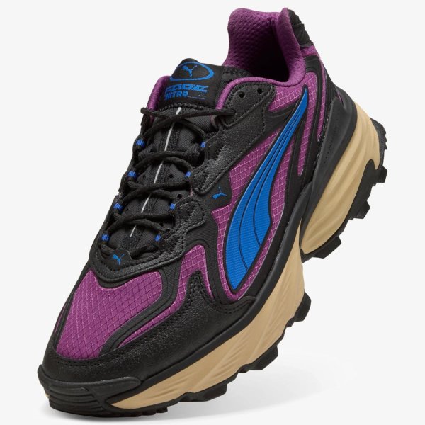 Чоловічі кросівки PUMA FADE NITRO RIPSTOP TR BLACK / PLUM WINE / MOUNTAIN BLUE