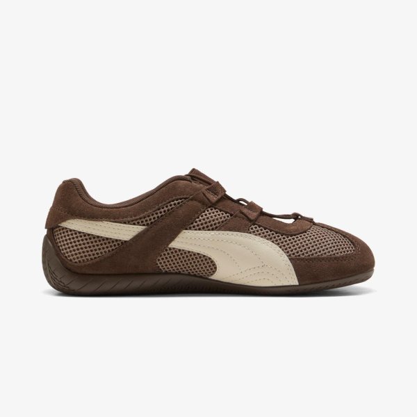 Жіночі балетки PUMA WMNS SPEEDCAT GO CHOCOLATE / ALPINE WHITE
