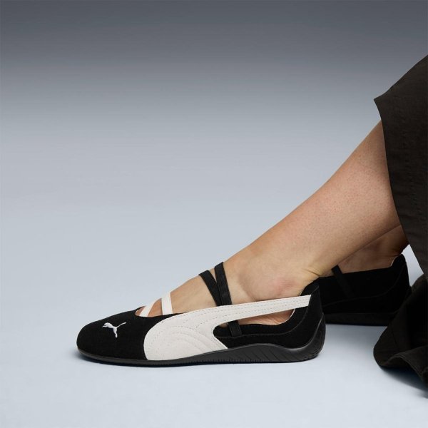 Жіночі балетки PUMA WMNS SPEEDCAT BALLET SD BLACK / WHITE
