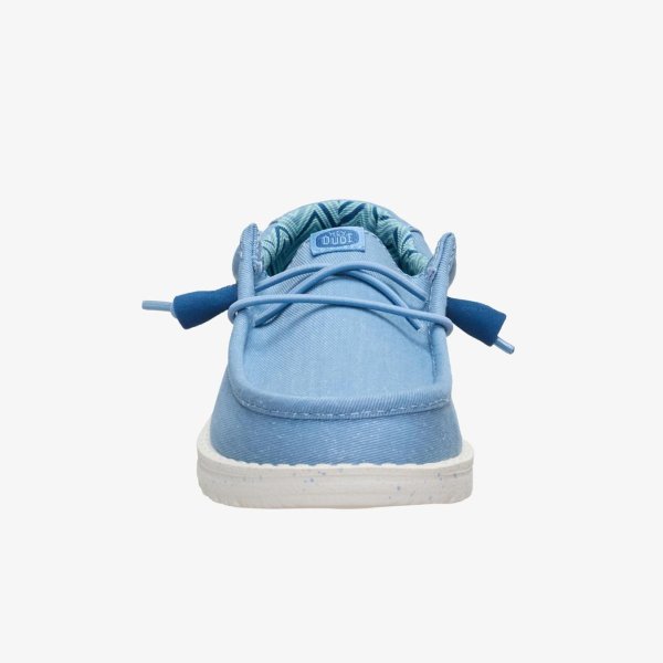 Дитячі мокасини HEYDUDE WALLY KIDS STRETCH CANVAS