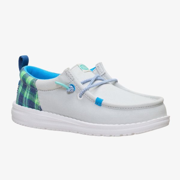 Дитячі мокасини HEYDUDE WALLY FUNK KIDS PREP PLAID