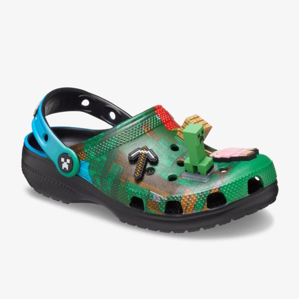 Дитячі тапочки MINECRAFT X CROCS CLASSIC CLOG KIDS