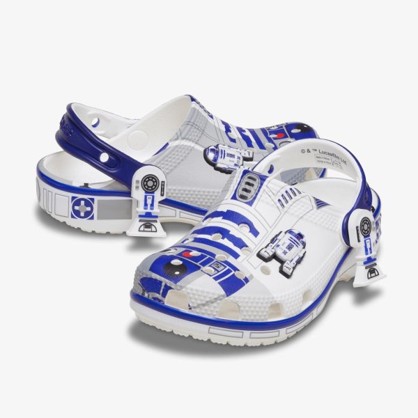 Дитячі тапочки STAR WARS X CROCS CLASSIC CLOG R2-D2 KIDS