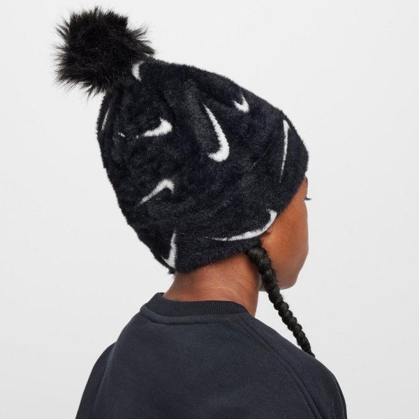 Дитяча шапка NIKE K NK PEAK BEANIE SC POM F24