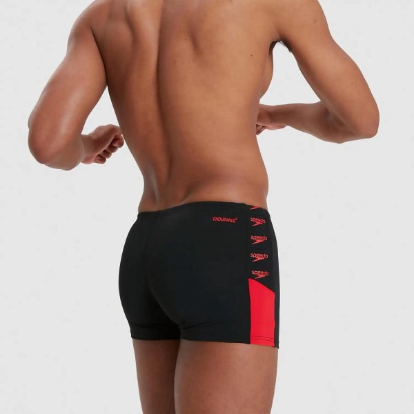 Плавки Speedo BOOM LOGO SPLICE ASHT AM BLACK/RED