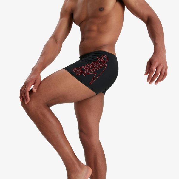 Плавки Speedo BOOM LOGO PLMT ASHT AM BLACK/RED