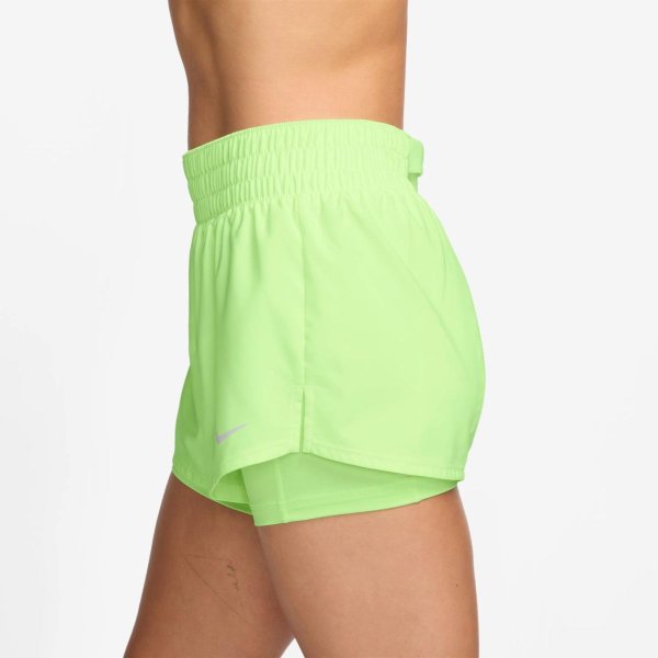 Жіночі шорти NIKE W NK ONE DF MR 3IN 2N1 SHORT